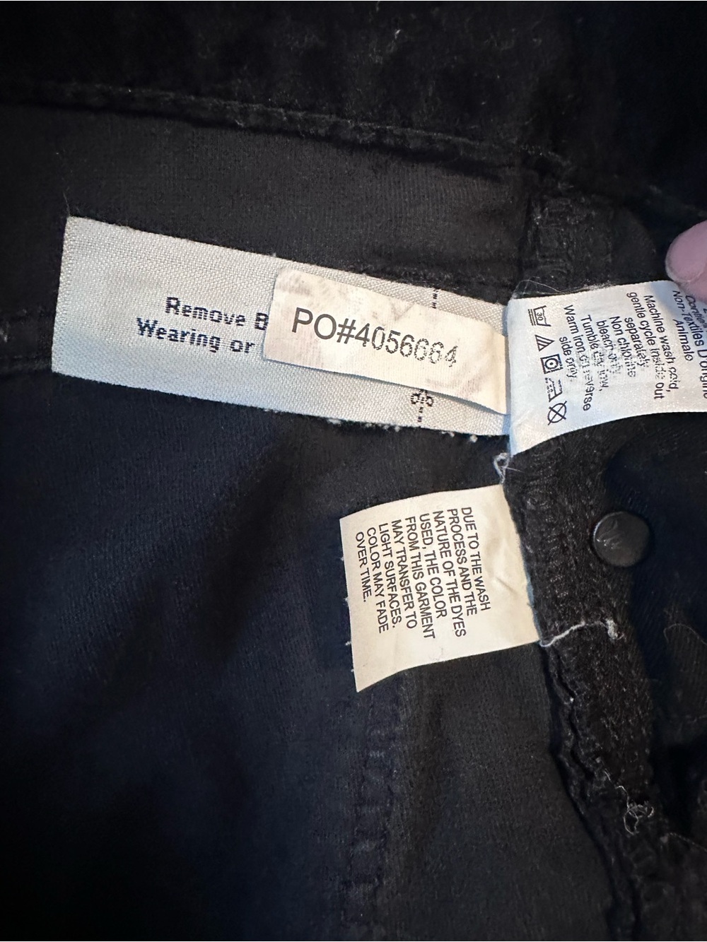 Madewell 9” High Riser Skinny Skinny Jeans in Black Velvet
